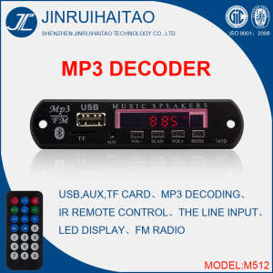 5/12V USB FM Bluetooth MP3 Module