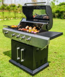 Powder Coating Stand Gas Grill BBQ with CSA