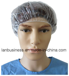 Disposable Transparent PE Shower Cap